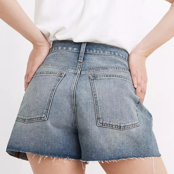 MADEWELL Dadjean Castlewood Wash Distressed Short 27 $74 - Picture 4 of 11
